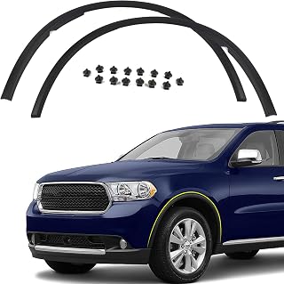 FIONE PA Front Wheel Arch Fender Trim Moulding for Dodge Durango 2011-2018 | left and right Fender Flares Fender Cover Trim Left Driver right passenger side