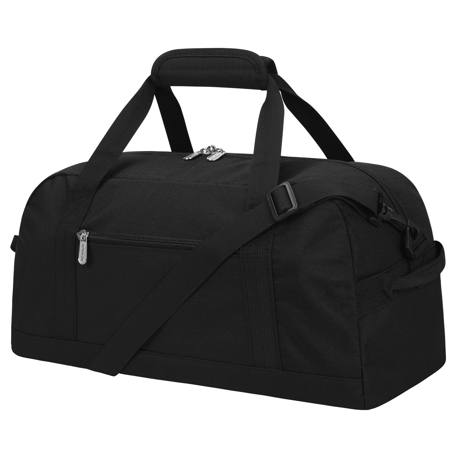 Small Gym Bag 18 inch Carry On Duffel Bag for Weekender Travel Sport-Black
