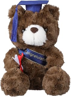 Graduation Bear Plush Stuffed Animal Toys, Plush Bear with Grad Cap and Diploma, Grad Doll Toy for 2026 Graduation Party