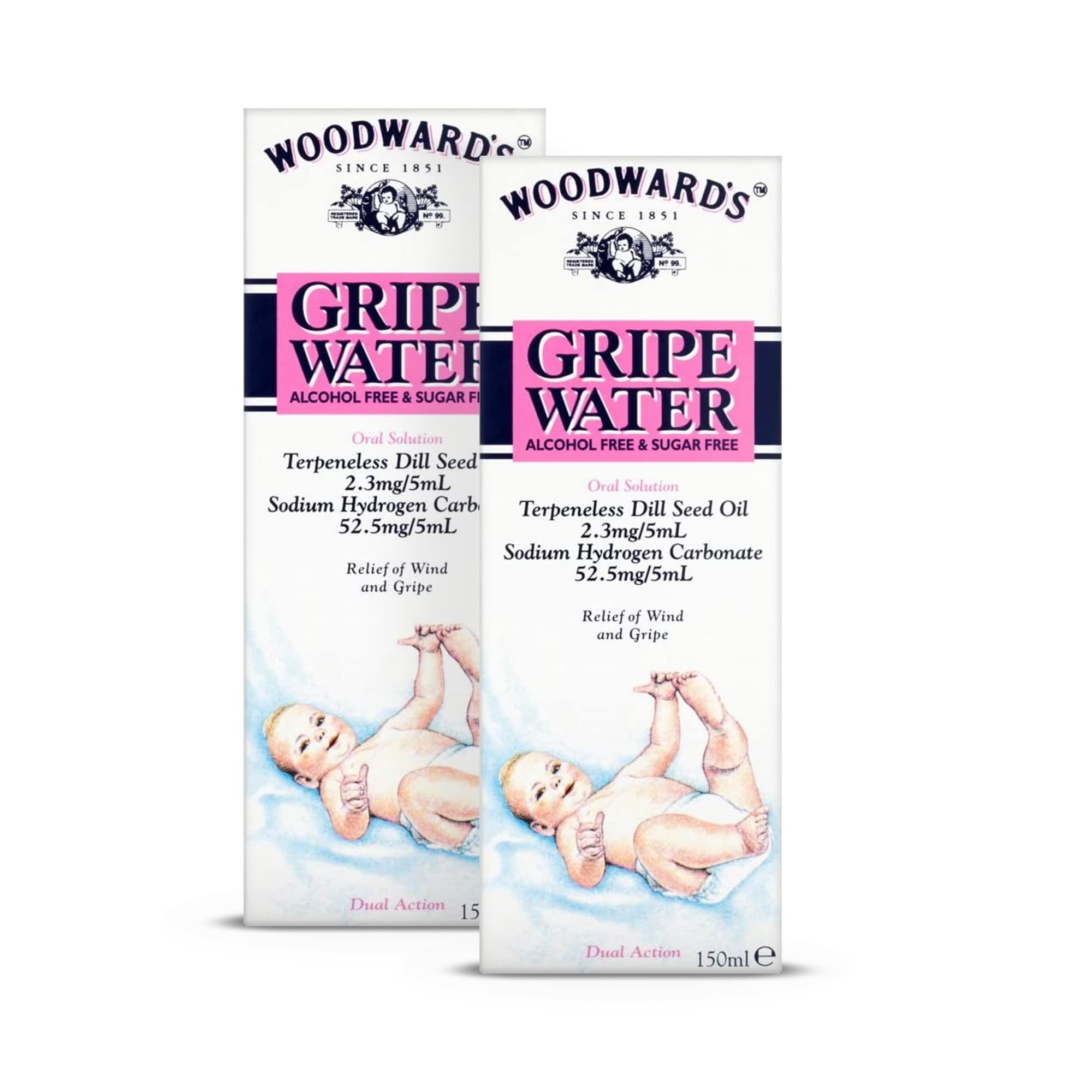 Woodward's Gripe Water, Pack of 2, 2 x 150ml