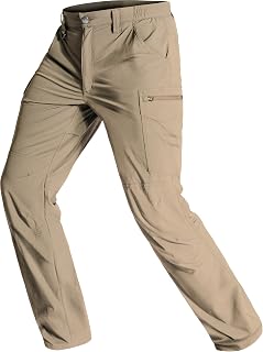 Men's Lightweight Hiking Pants Stretch Quick Dry Cargo Work Pants