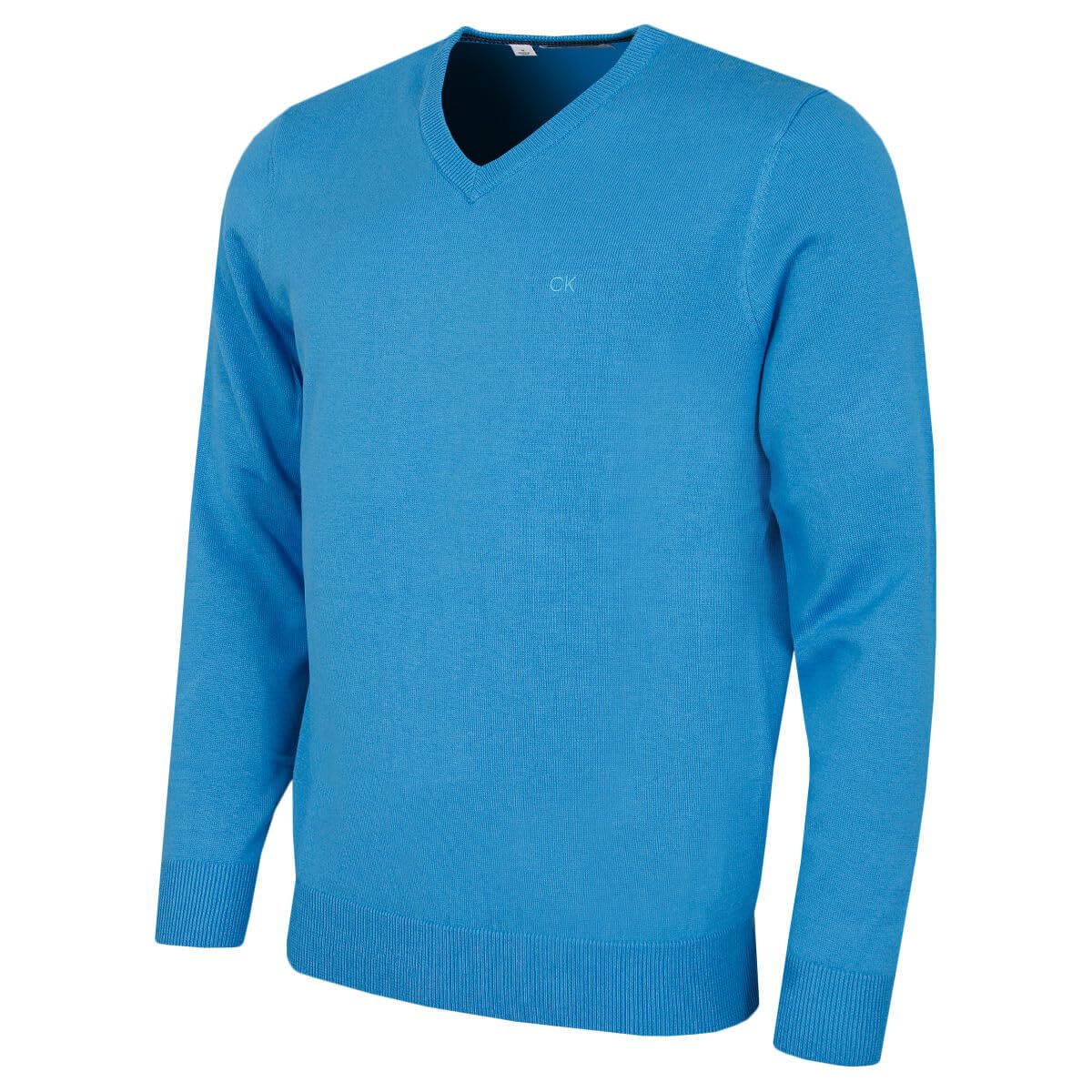 Calvin Klein 2026 Golf Jersey Cotton Soft V-Neck Easy Care Men