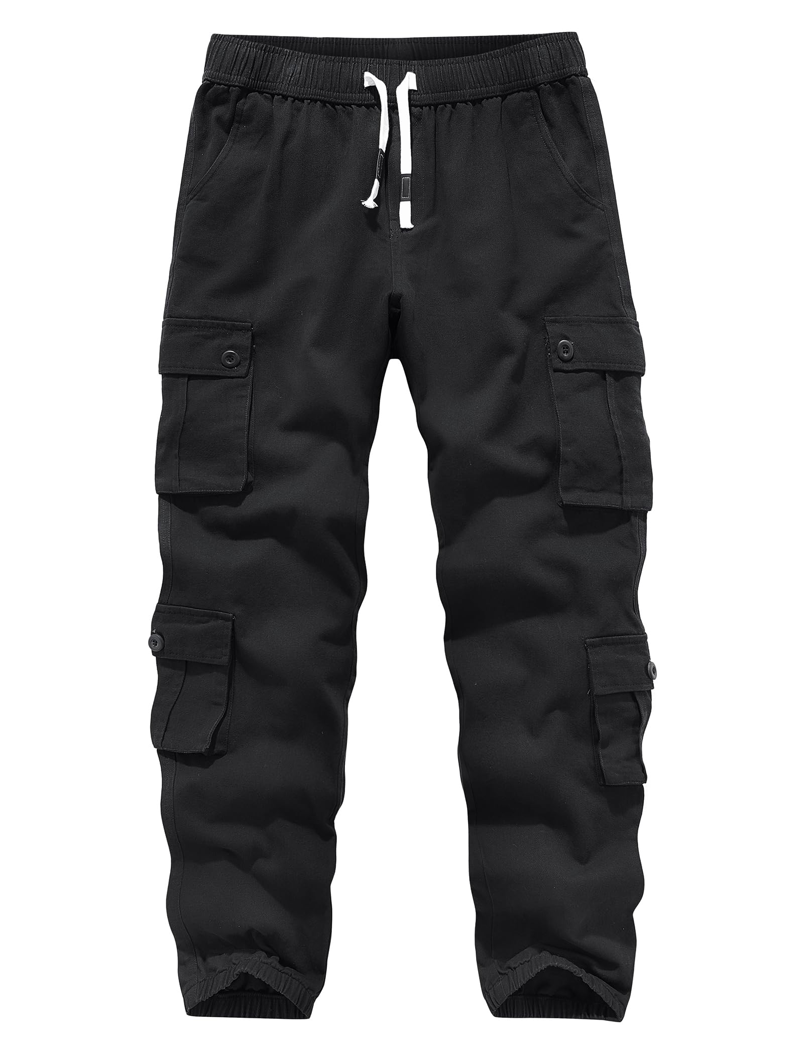 APTRO Mens Camouflage Cargo Trousers Leisure Stretch Waist Work Trousers Long Co