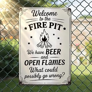 Metal Signs Vintage Funny Home Bar Outdoor Camping Patio Rustic Backyard Metal Wall Decor Gifts for Women Men Funny Sign 20x30cm Decoration by