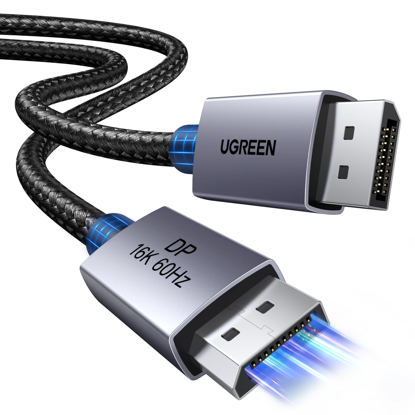 UGREEN 16K Displayport Cable 2.1 16K 10K 60Hz 8K 120Hz 4K 240Hz 165Hz (2M) | DP 