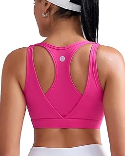 RUNNING GIRL Sports Bras Women High Support Adjustable Straps Sewn in Pads