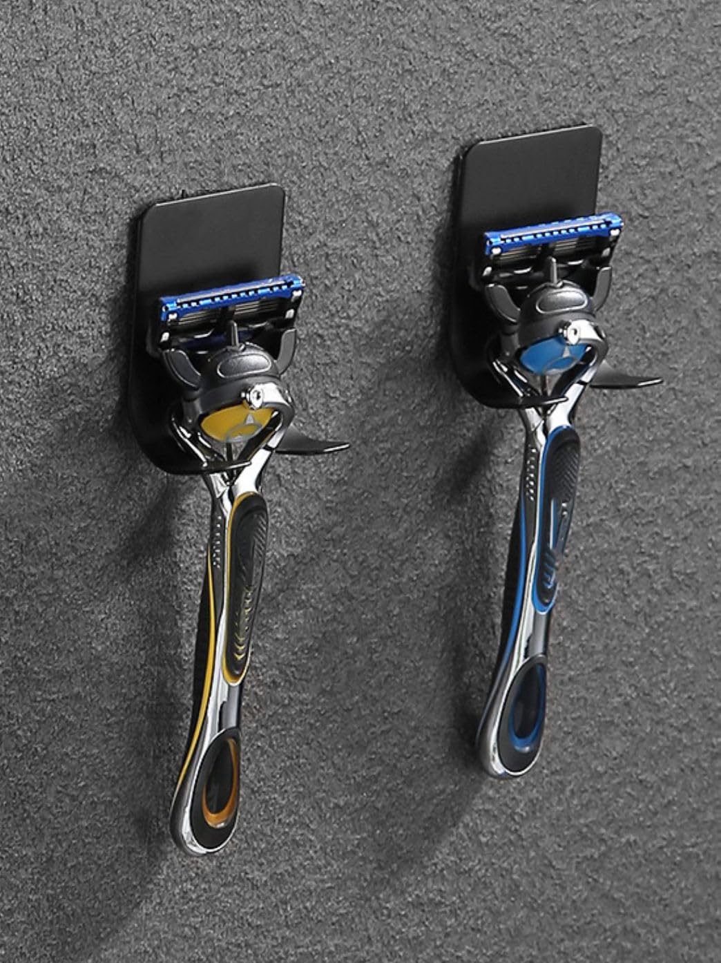 Shaver Hooks Razor Holder Self Adhesive Metal Heavy Duty Utility Storage Hooks B