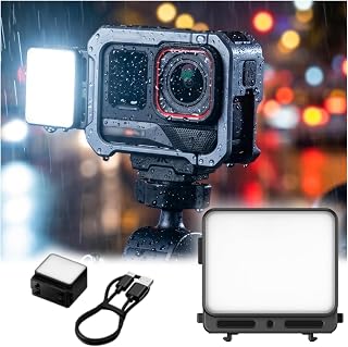 JJC LED Video Light for Insta360 Ace Pro/Pro 2 Magnetic Selfie Fill Light
