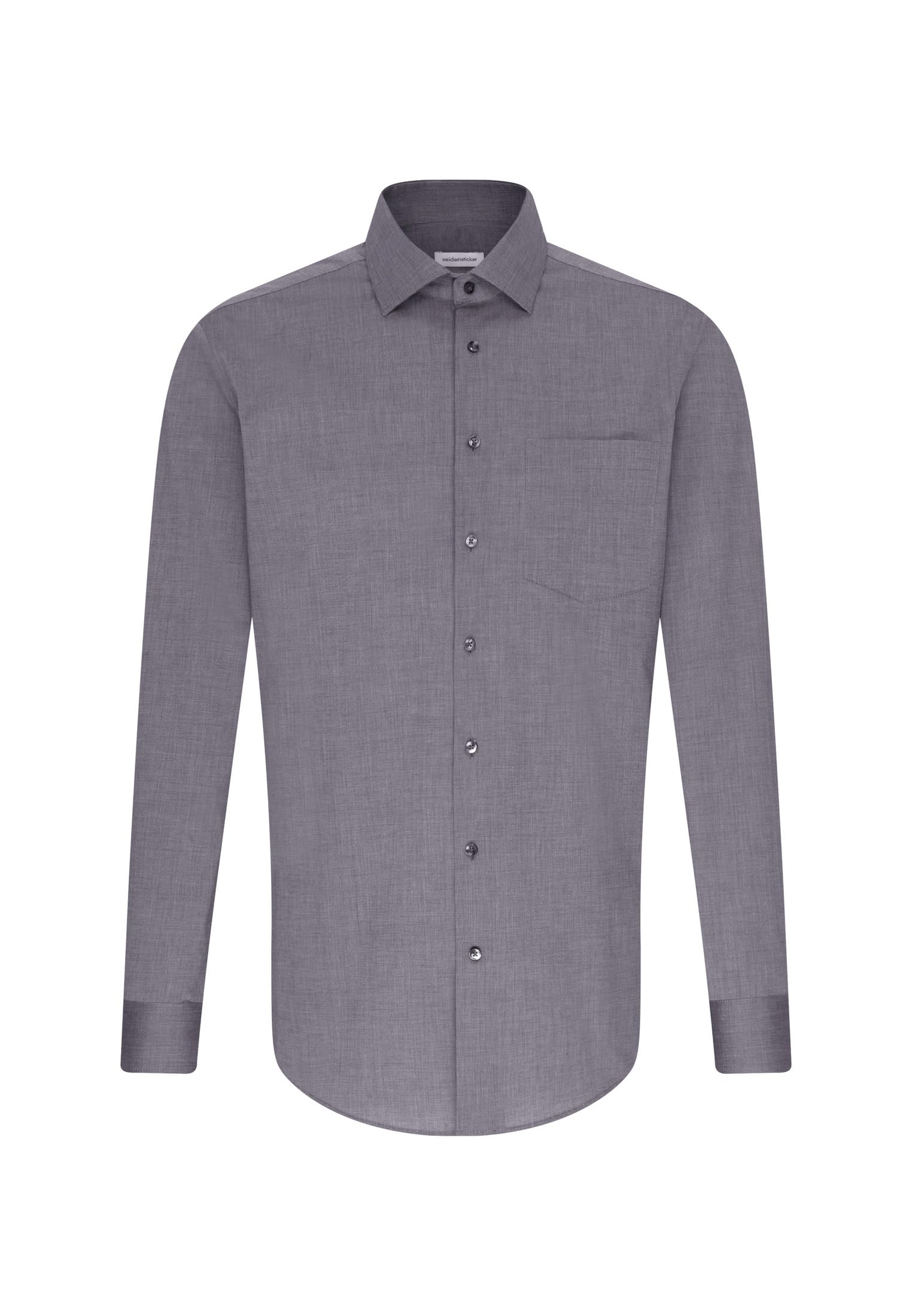Seidensticker Men's Business Shirt - Regular Fit - Non Iron - Kent Collar - Long