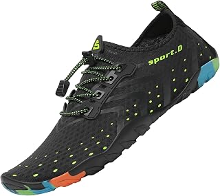 SAGUARO Women and Men’s Bathing Shoes, Water Shoes, Swimming Shoes, Quick-Drying Aqua Shoes, Beach Shoes, Lightweight, Neoprene Shoes, Surf Shoes, Non-Slip, Diving Shoes Water Sports Shoes, 2–14 UK