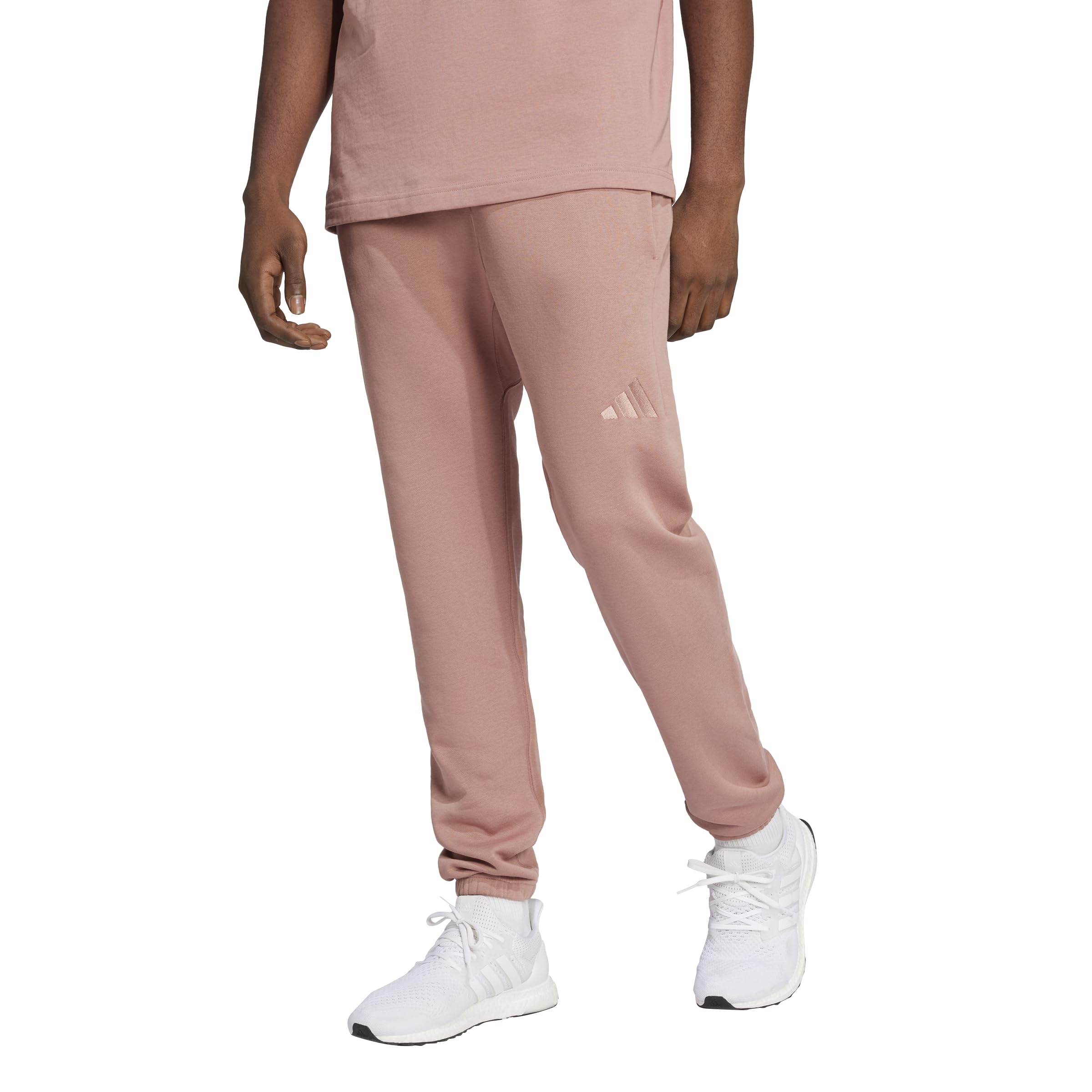 adidas Men's All Szn Fleece Regular Tapered Pants Track Pants