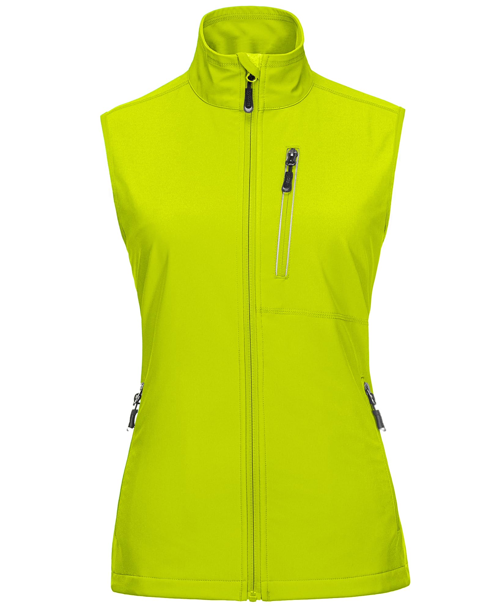 33,000ft Women's Outdoor Jacket, Soft Shell Sleeveless Jacket, Lightweight, Wind