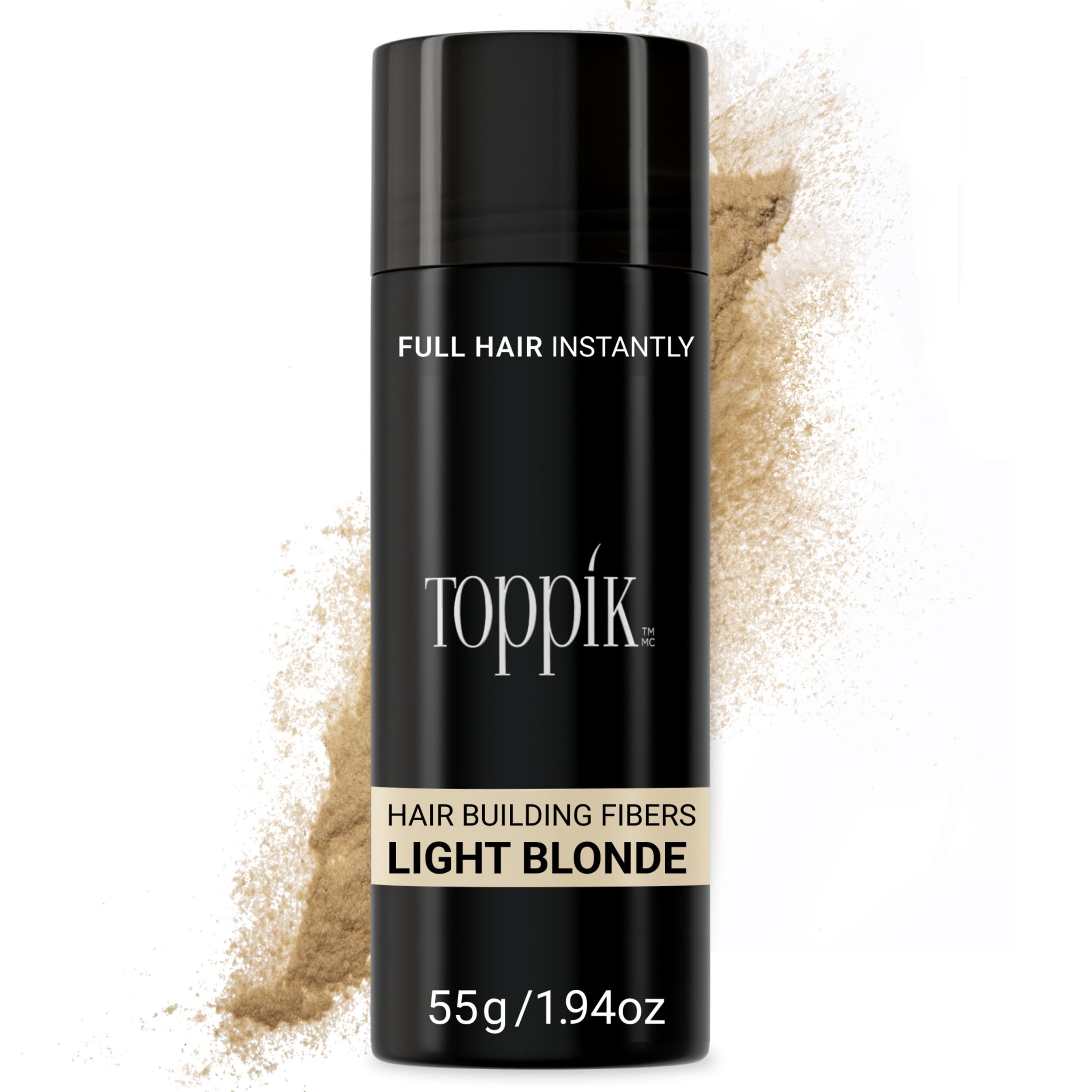 Toppik Hair Building Fibers, Fill In Fine or Thinning Hair Instantly Thicker, Fu