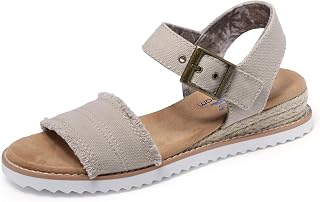 Skechers womens Desert Kiss - Frayed Sandal Sandal