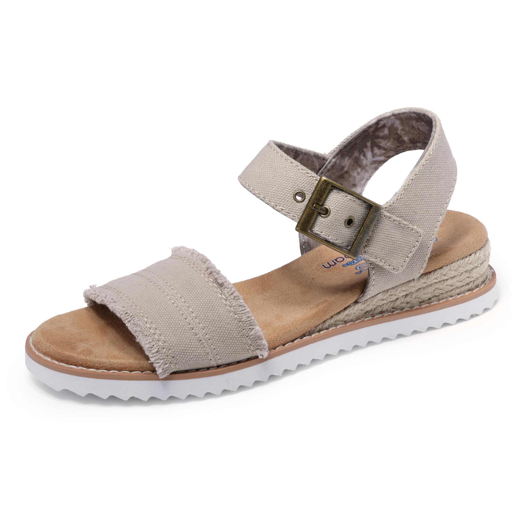 Skechers womens Desert Kiss - Frayed Sandal Sandal