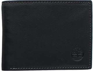 Timberland Mens Wellington Leather RFID Bifold Commuter Security Wallet Wallet