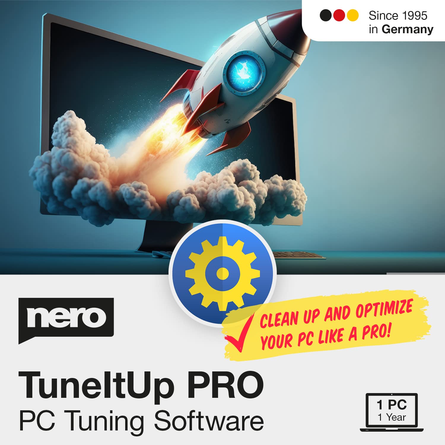 Nero TuneItUp PRO | PC Cleaner & Performance Booster | Speed Up Windows | Faster