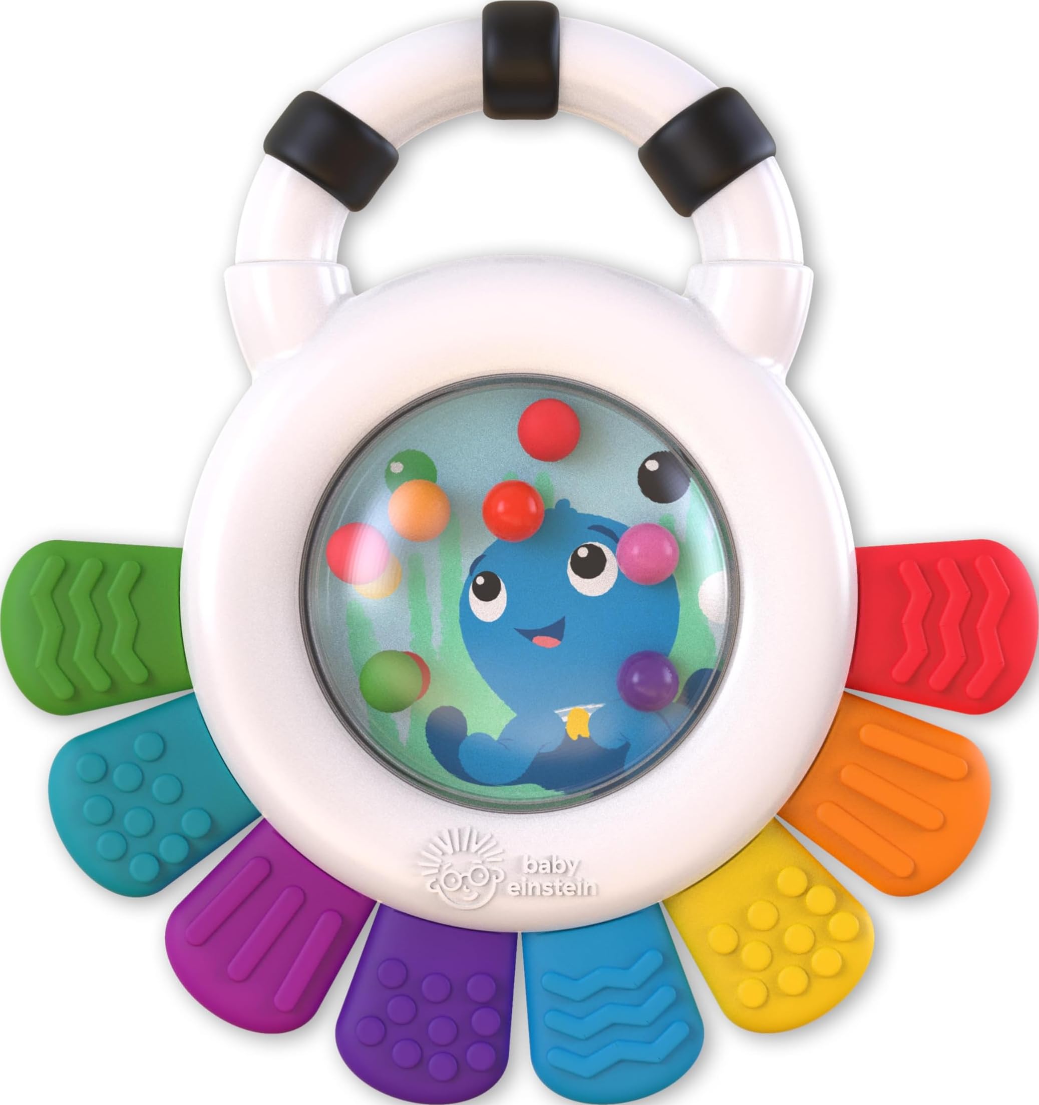 Baby Einstein Outstanding Opus The Octopus Sensory Rattle & Teether Multi-Use To