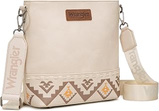 Wrangler Crossbody Purses for Women Two Tone Crossbody Bags Women Purses and Handbags