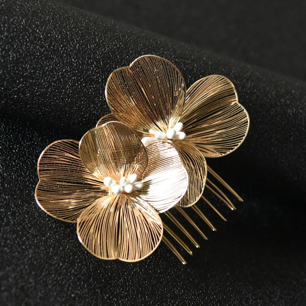Baroque Wedding Hair Clip Baroque Retro Floral Alloy Baroque Hair Clip