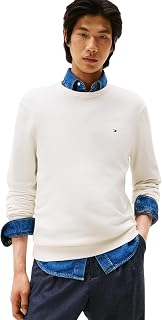 Tommy Hilfiger Men’s Essential Cotton Round Neck Jumper