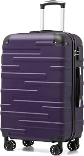 COOLIFE Medium Suitcase 24 inch, ABS Hardshell Luggage mit TSA Lock, 67 cm