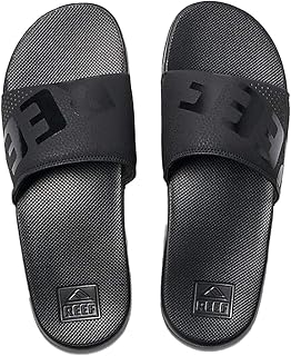 Reef One Slide Men's Flip Flops, Black All Black Alb, 46 EU