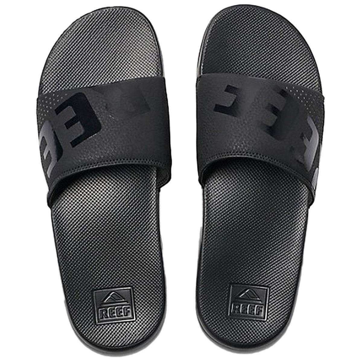 Reef One Slide Men's Flip Flops, Black All Black Alb, 46 EU