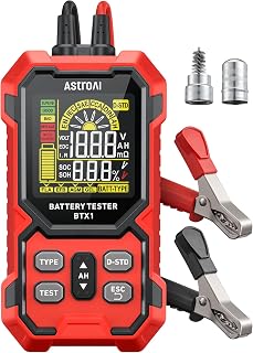 AstroAI Car Battery Tester with Color LCD Screen, 12V/24V Digital Battery Load Tester,100-2000 CCA Load Capacity, for Preventive Maintenance Car Truck RV Marine Vehicle
