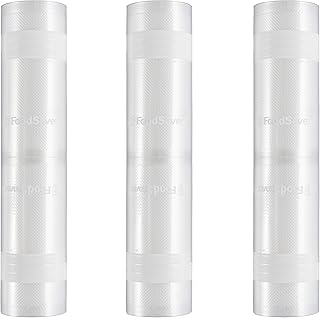 FoodSaver Custom Fit Vacuum Sealer Rolls, Airtight Food Storage and Sous Vide Rolls, BPA-Free, 11 x 16' (Pack of 3)