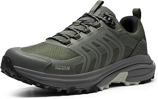 NORTIV 8 Men's Trekking Shoes, Waterproof, Non-Slip, Lightweight Comfort Walking, Outdoor Trekking, Camping, Climbing, Daily Use, Fashion Sneakers