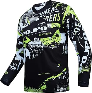 Children's Cycling Jersey Kid Bicycle Mountain Bike Jersey Shirt for Boys Girls Children Element Racewear Powersports Jerseys