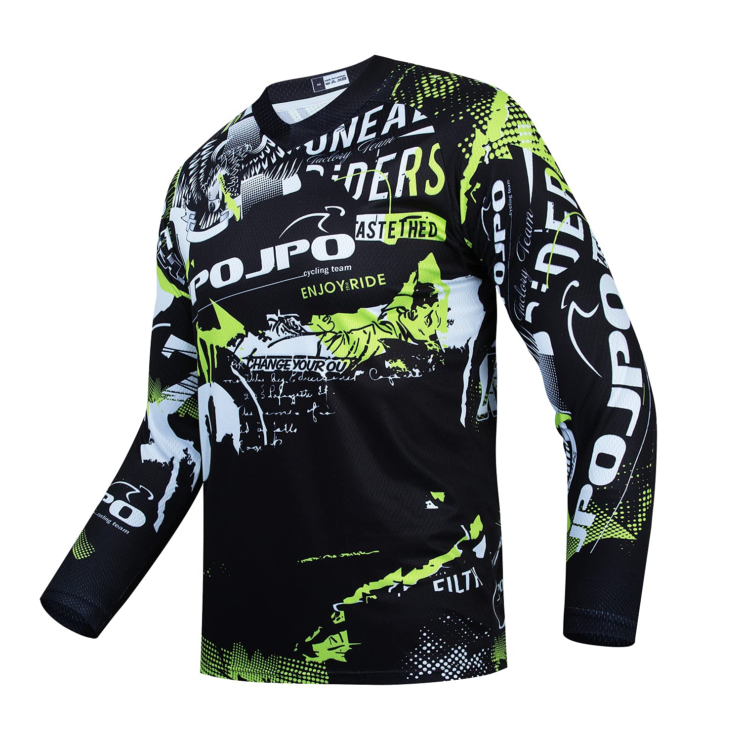 Children's Cycling Jersey Kid Bicycle Mountain Bike Jersey Shirt for Boys Girls 