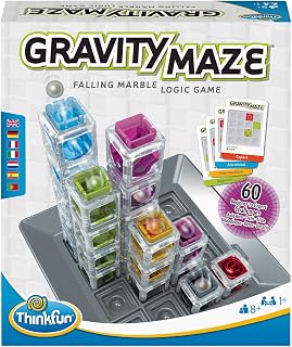 ThinkFun Gravity Maze Marble Run Brain Game and STEM Toy for Boys and Girls Age 8 and Up Toy of The Year Award Winner