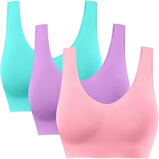 BESTENA Sports Bras for Women, Seamless Comfort Yoga Bra with Removable Pads