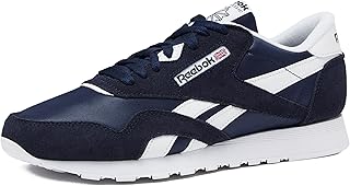 Reebok Men's Classic Nylon Sneakers, Vector Navy/White, 8.5 UK