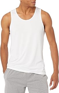 Amazon Essentials Men's Quick-Drying Elastic Sleeveless Sports Tank Top for Training