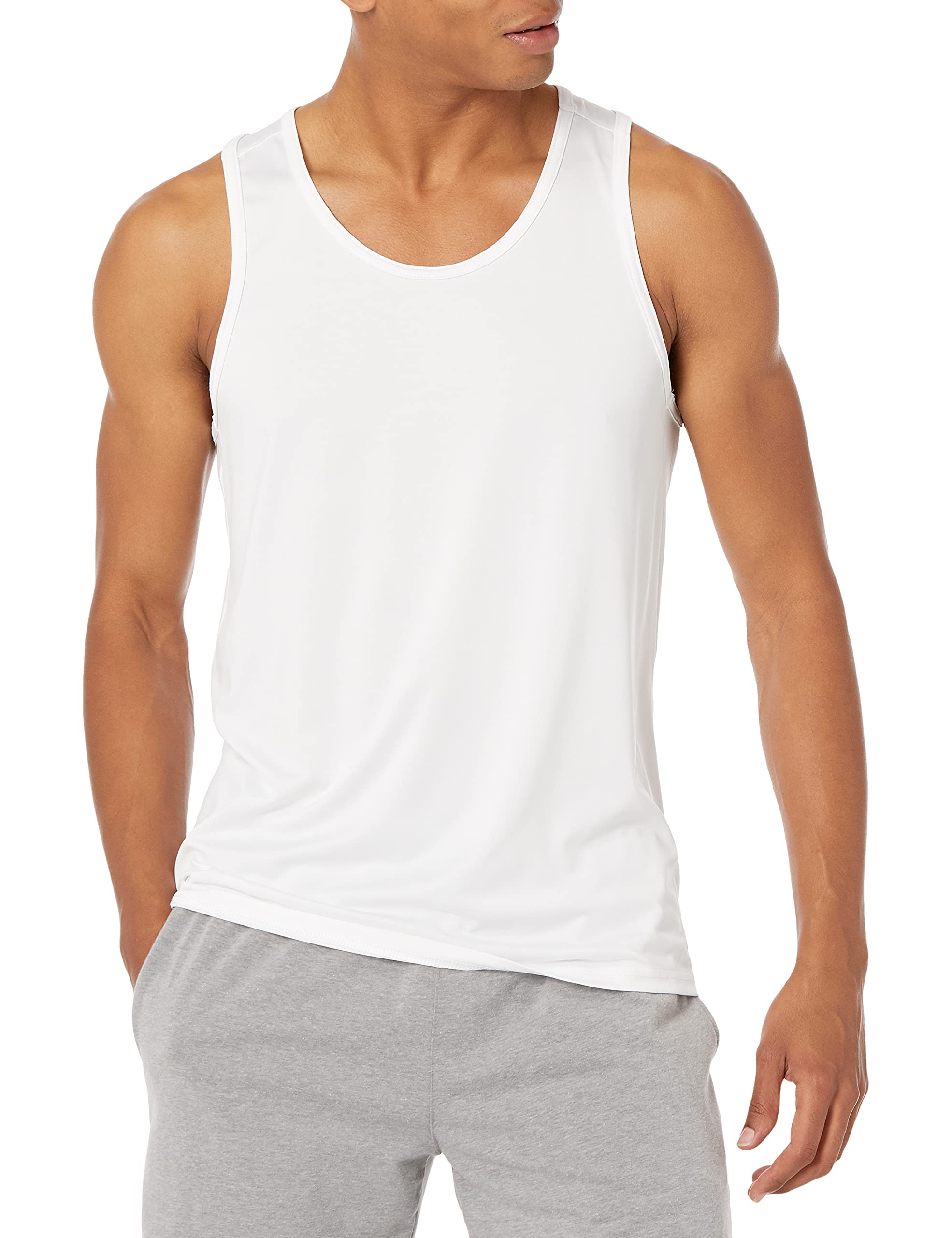 Amazon Essentials Men's Quick-Drying Elastic Sleeveless Sports Tank Top for Trai