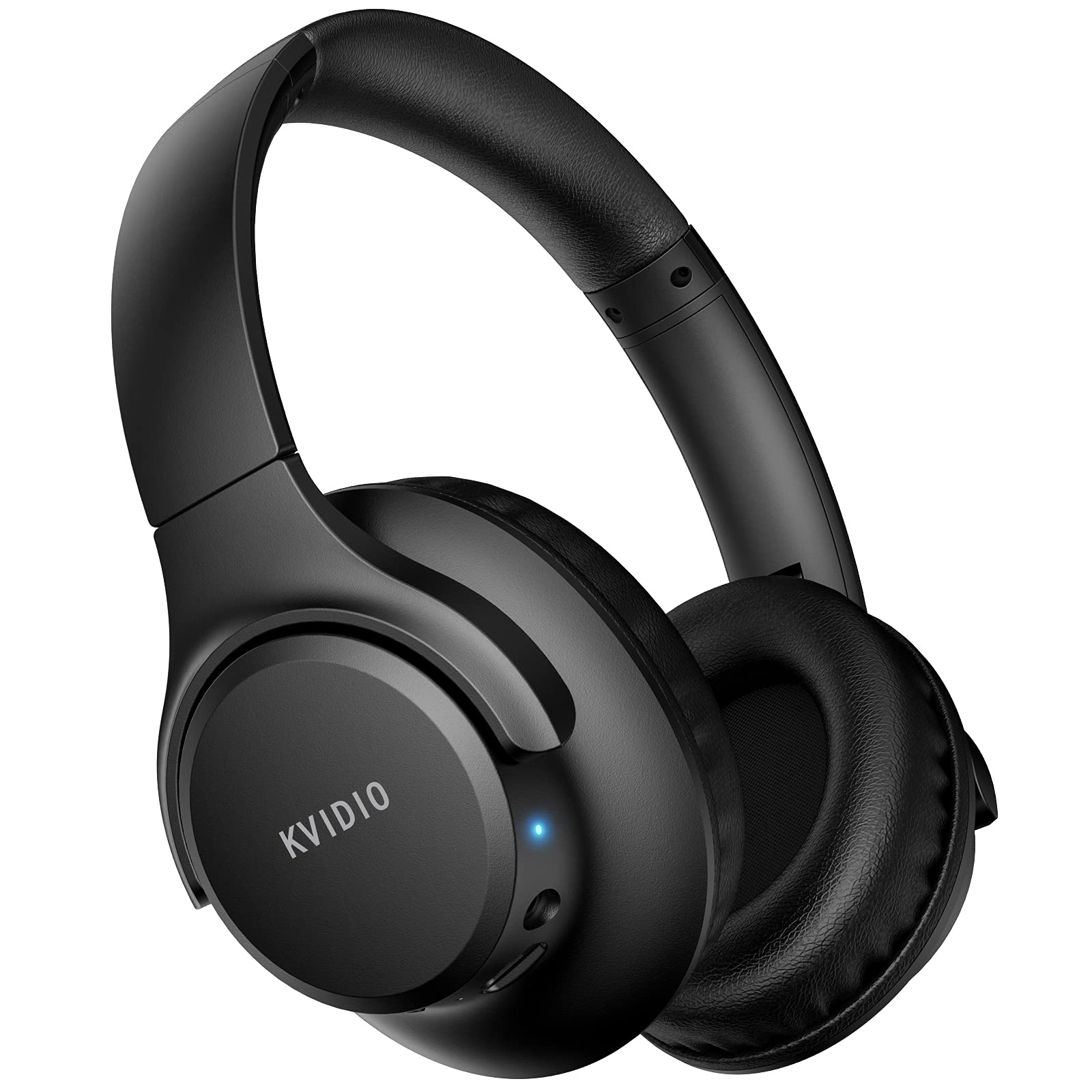 KVIDIO Bluetooth Headphones Wireless Over Ear Headsets 65H Playtime | Deep Bass,