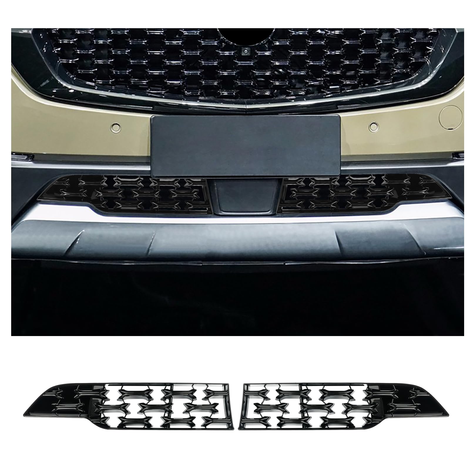 CDEFG 2023 2024 2025 2026 CX-50 Front Grill Mesh Inserts Trims CX50 Front Grille