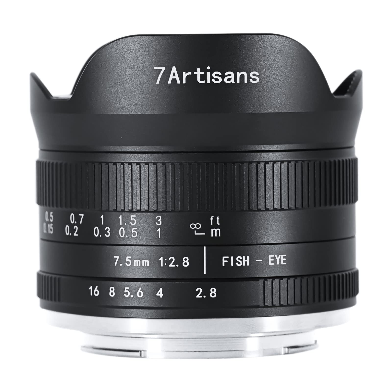7artisans 7.5mm f2.8 Mark II Fisheye Lens Wide Angle Manual Focus Fixed for Sony