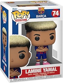 Funko POP! Football: Barcelona FC - Lamine Yamal | Official Sports Merch - Collectable Vinyl Figurine for Shelf Display - Birthday Gift Idea for Fans and Collectors