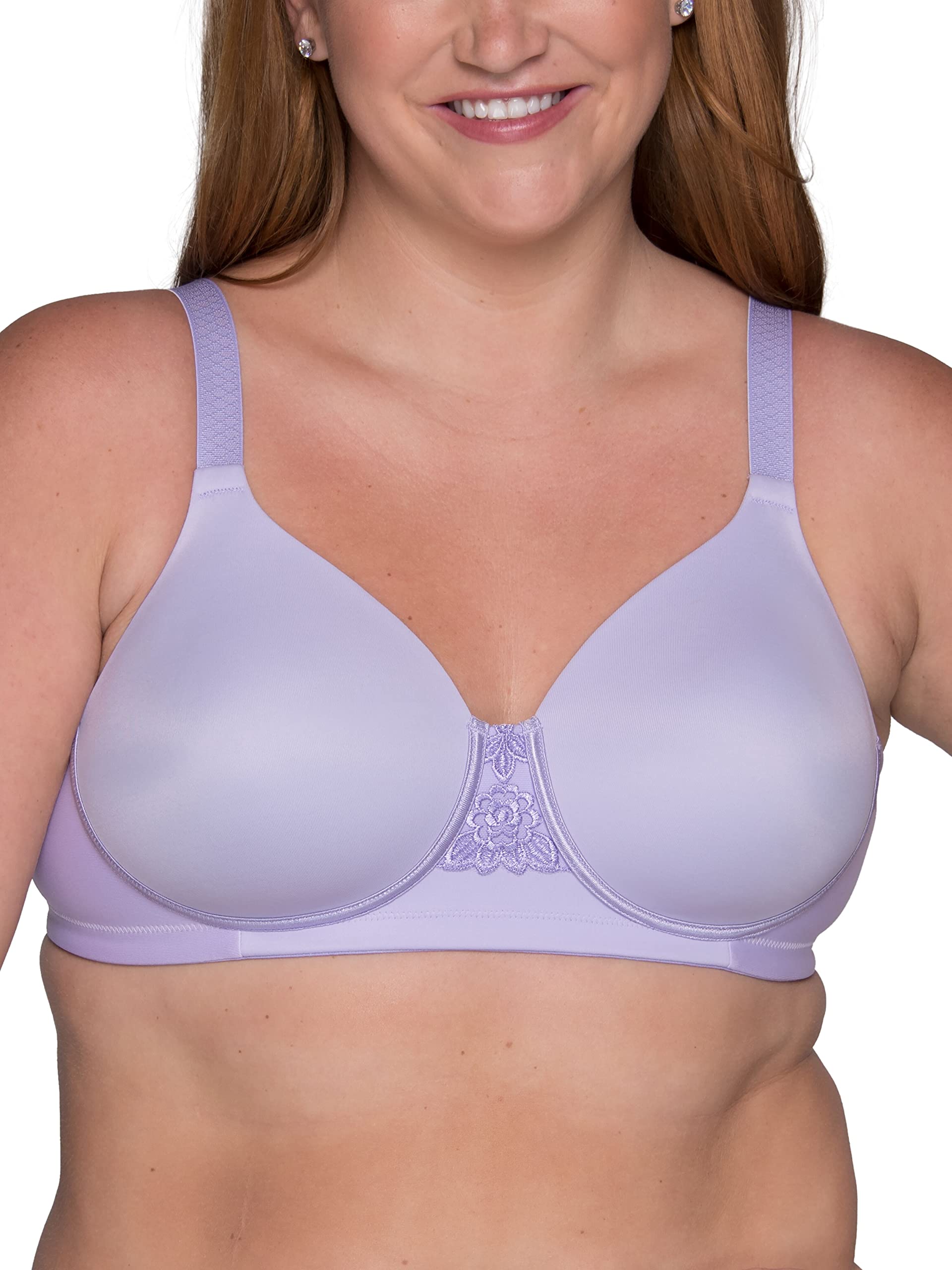 Vanity Fair Women's Full Figure Beauty Back Smoothing Bra, 4 Way Stretch Fabric,