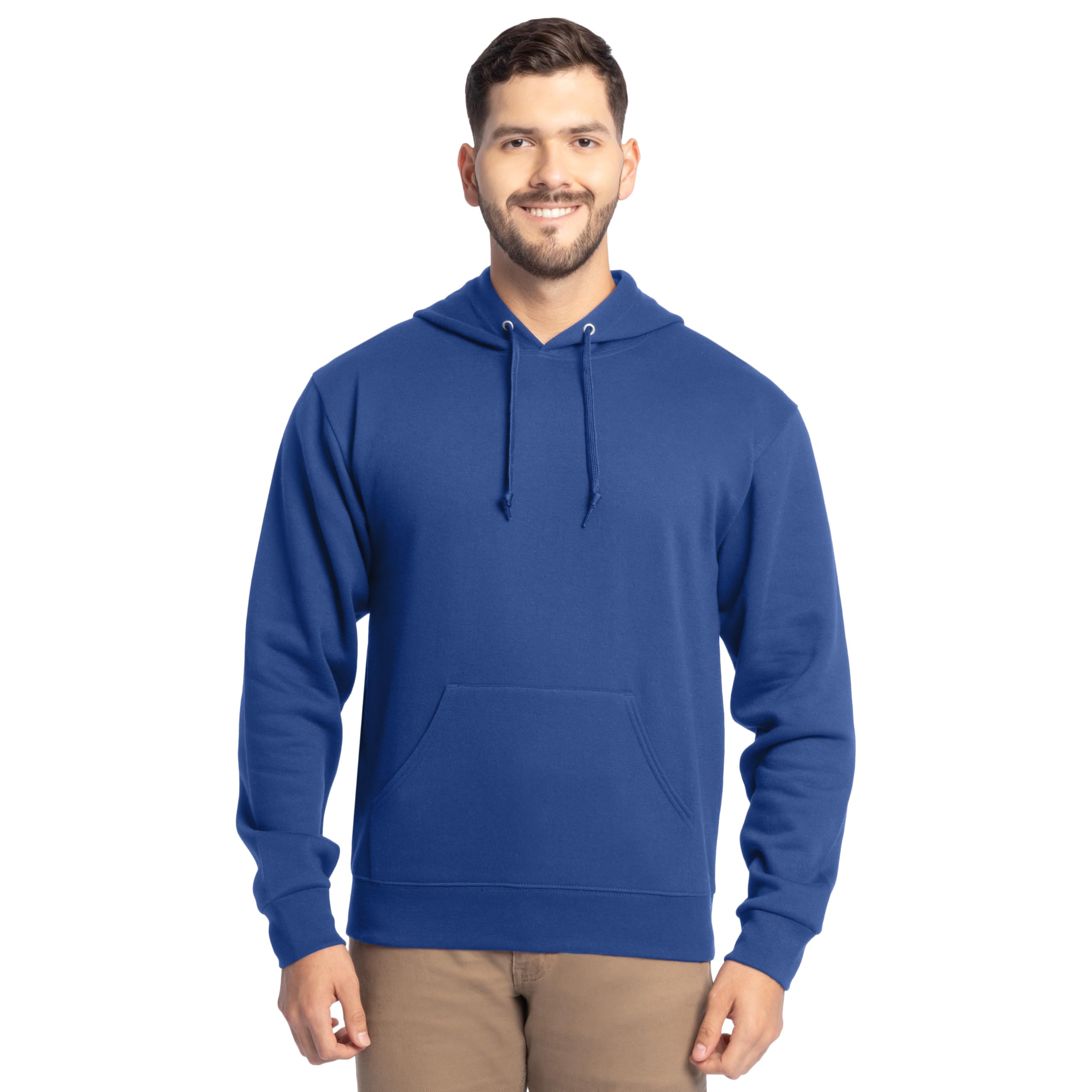 Fruit of the Loom Men's Eversoft Fleece Pullover Hooded Sweatshirt, Moisture Wic
