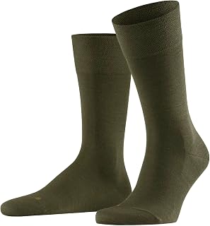 FALKE Men's Sensitive Berlin Socks Wide Tops For A Soft Grip On The Leg Suitable For Diabetics For Everyday Work Breathable Climate-Regulating Odour-Neutralising Wool Cotton 1 Pair