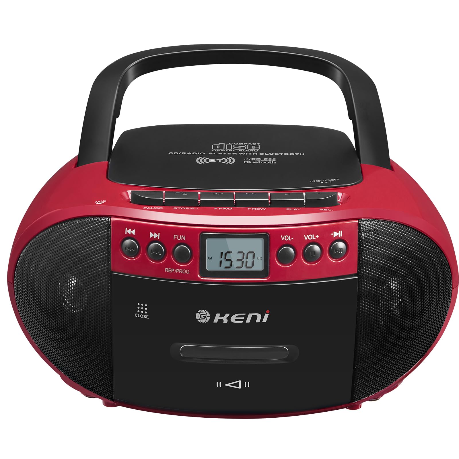 G Keni CD Cassette Player Combo, Boom Box with CD Player & AM/FM Radio | CD & Ca
