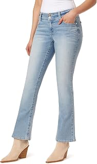 WallFlower Women's Bling Bootcut Jeans, Luscious Curvy Fit