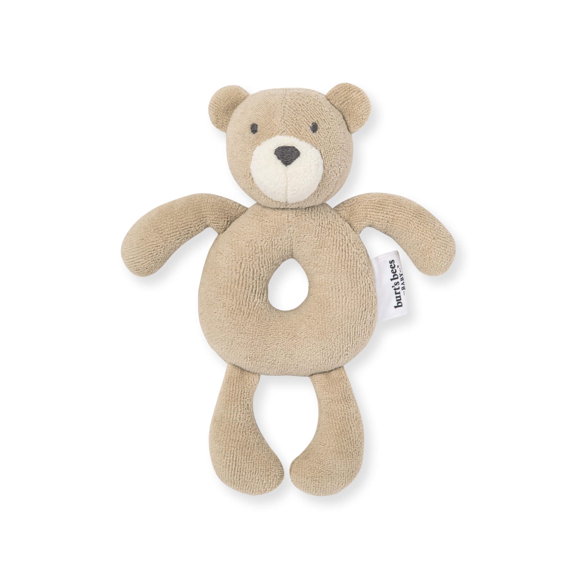 Burt's Bees Baby Unisex Infant Rattle Toy, Nursery Sensory Animal Plush Made wit