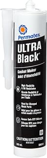 Permatex 59813 Ultra Black Gasket Maker 598C, 300mL