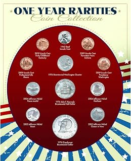 One Year Rarities Coin Collection, Genuine United States Minted Coins, Americana Collectible, Certificate of Authenticity – American Coin Treasures